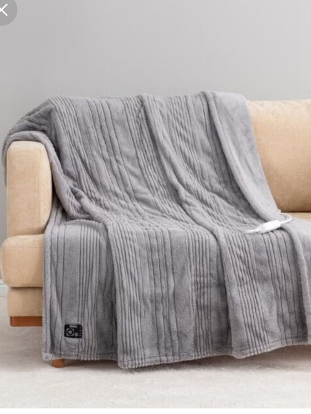 Berkshire Life Heated Throw, new